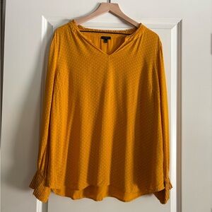 Talbots Women’s V-Neck Polka Dot Blouse